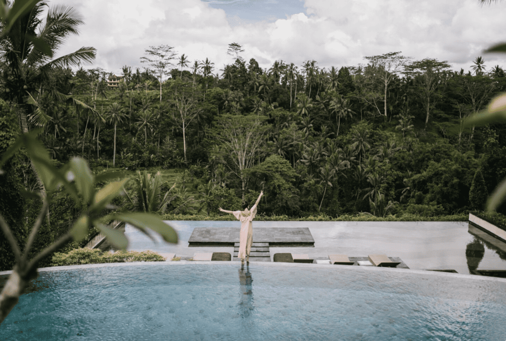 In Indonesia, especially on Bali Island, there are many resorts with stunning ocean views